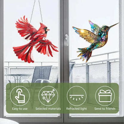 Aviara™ - Colorful Bird Suncatcher For Bright Window Display