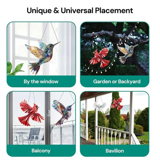 Aviara™ - Colorful Bird Suncatcher For Bright Window Display
