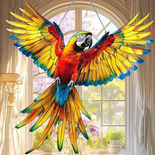 Aviara™ - Colorful Bird Suncatcher For Bright Window Display