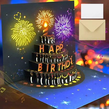 Lumique™ - 3D Cake Surprise With Lights And Melody