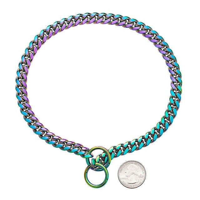 Kovair™ - Slip-On Solid Chain Collar For Strong Dogs