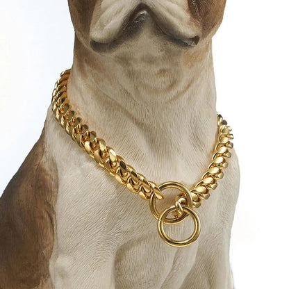 Kovair™ - Slip-On Solid Chain Collar For Strong Dogs