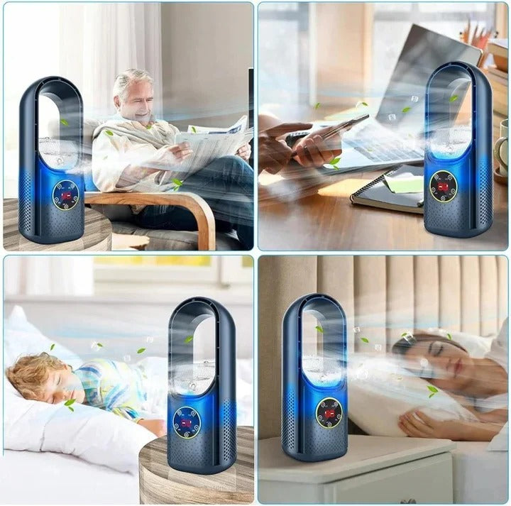 Aeris™ - Compact Bladeless Cooling for Personal Spaces