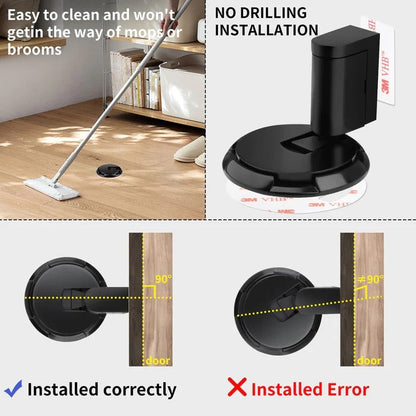 Ventro™ - Adjustable Door Stop With Locking Grip