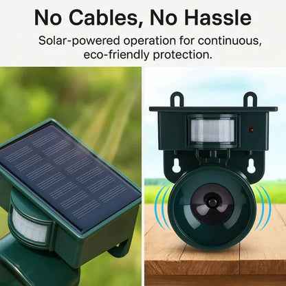 Aviant™ - Motion-Activated Sound Deterrent for Outdoor Spaces