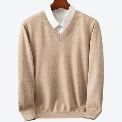 Veyron™ - Refined Crew-Neck Knit For Winter Layering