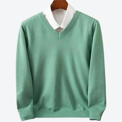 Veyron™ - Refined Crew-Neck Knit For Winter Layering