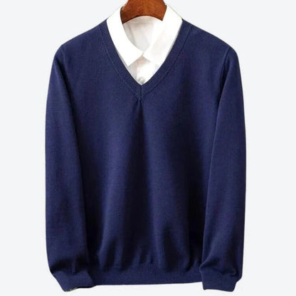 Veyron™ - Refined Crew-Neck Knit For Winter Layering