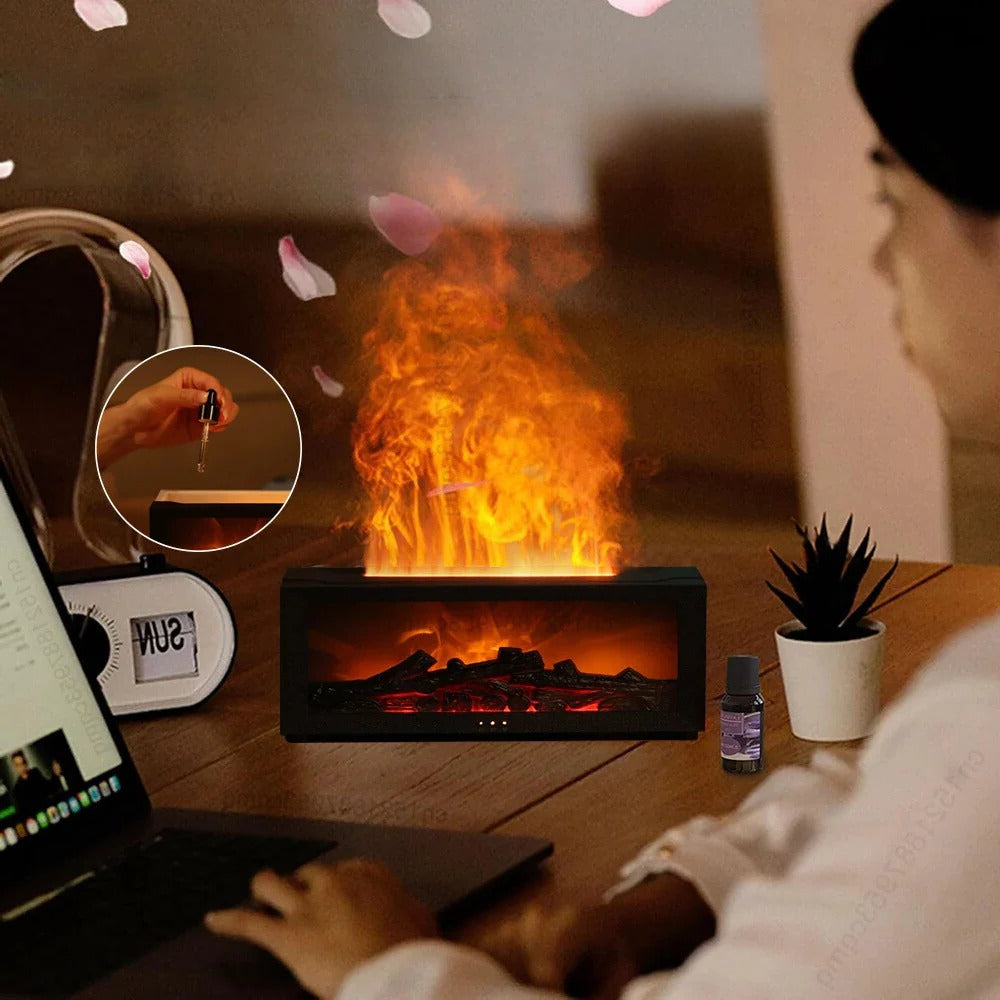 Lumora™ - Tranquil Moisture and Ambient Flame Glow