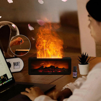 Lumora™ - Tranquil Moisture and Ambient Flame Glow