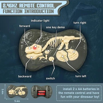 Rexor™ - Realistic Remote-Controlled Dinosaur for Active Play