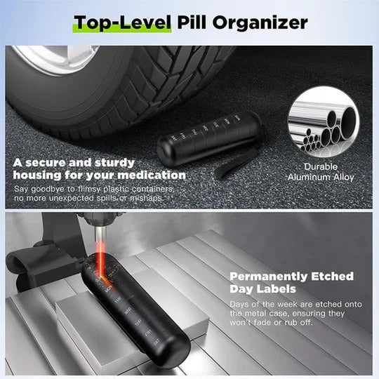 Orbin™ - Weekly Pill Storage For Travel And Daily Routines