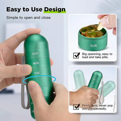 Orbin™ - Weekly Pill Storage For Travel And Daily Routines