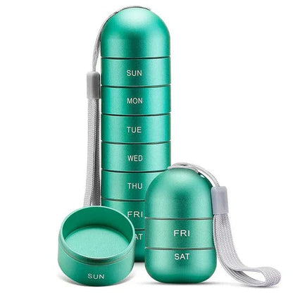 Orbin™ - Weekly Pill Storage For Travel And Daily Routines