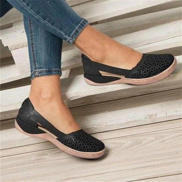 Soliva™ - Breathable Wide-Toe Flats For Everyday Comfort