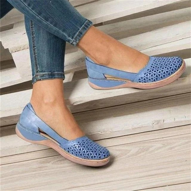 Soliva™ - Breathable Wide-Toe Flats For Everyday Comfort