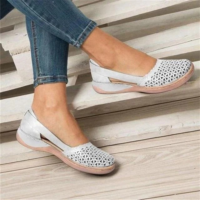 Soliva™ - Breathable Wide-Toe Flats For Everyday Comfort