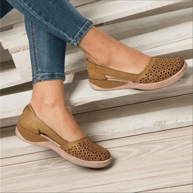 Soliva™ - Breathable Wide-Toe Flats For Everyday Comfort