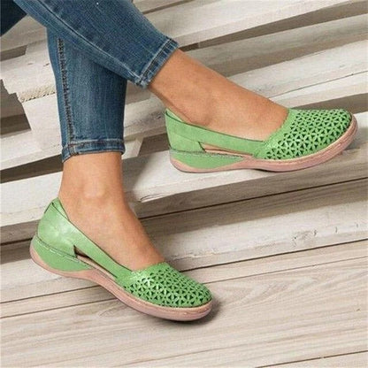 Soliva™ - Breathable Wide-Toe Flats For Everyday Comfort