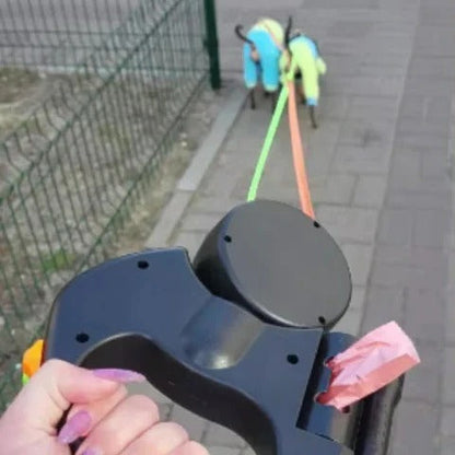 LumeWalk™ - Smooth, Tangle-Free Dual Leash Walks