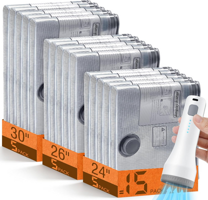 Vacuva™ - Compresses Bulky Bedding and Clothing Neatly