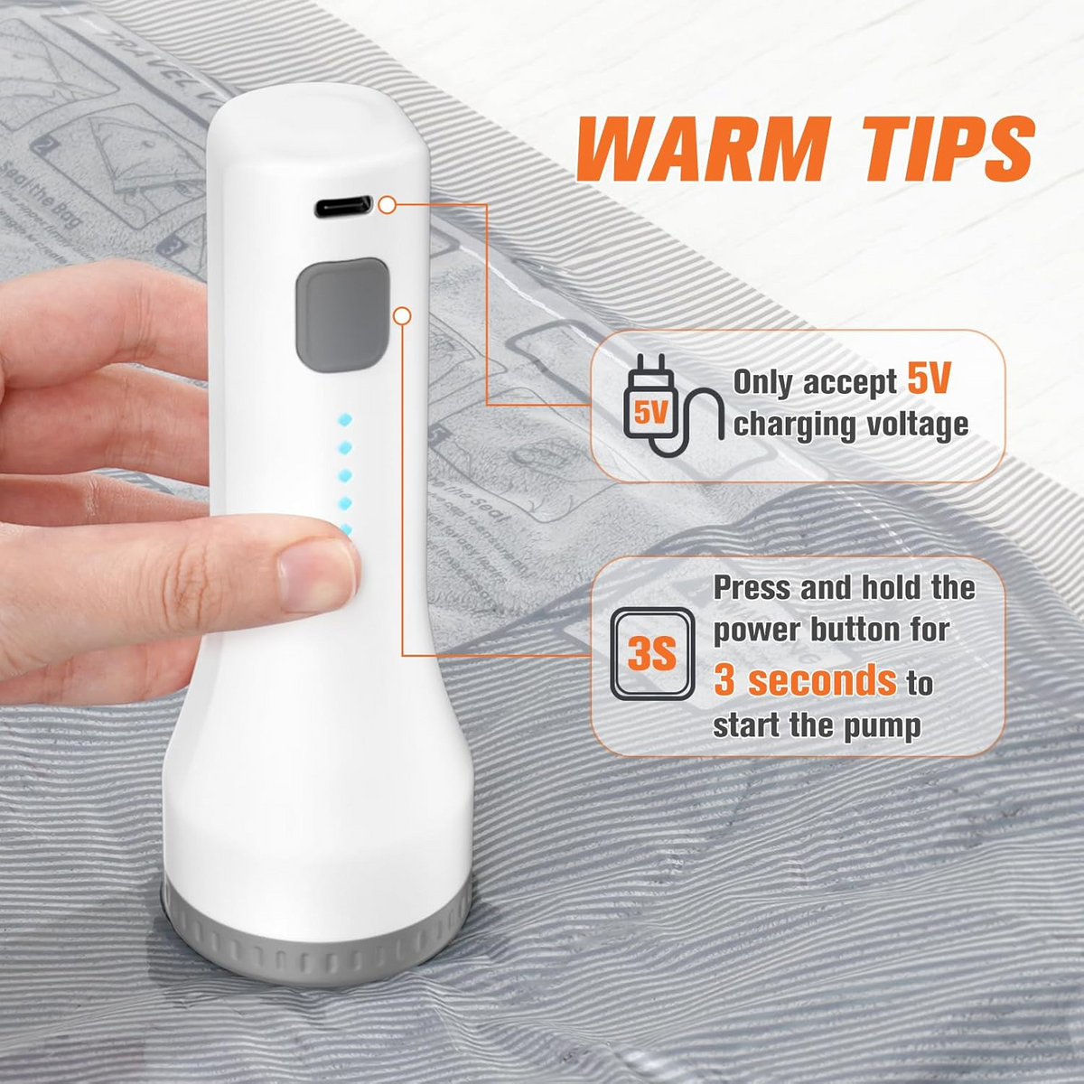 Vacuva™ - Compresses Bulky Bedding and Clothing Neatly