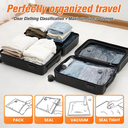 Vacuva™ - Compresses Bulky Bedding and Clothing Neatly