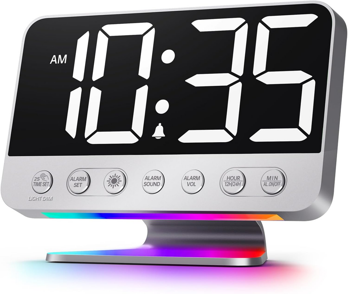 Aurivo™ - Battery-Backed Alarm with Built-In Phone Charger