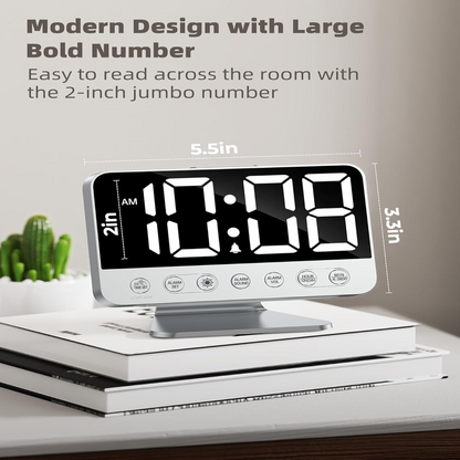 Aurivo™ - Battery-Backed Alarm with Built-In Phone Charger