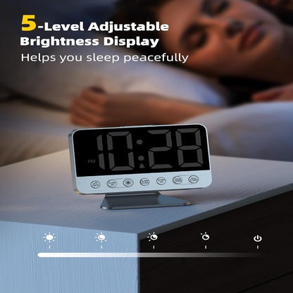 Aurivo™ - Battery-Backed Alarm with Built-In Phone Charger