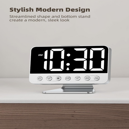 Aurivo™ - Battery-Backed Alarm with Built-In Phone Charger