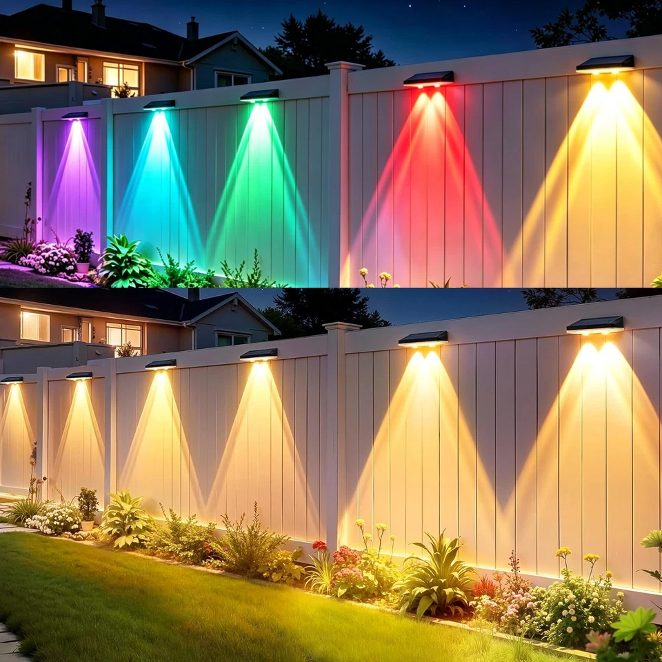 Luminex™ - Solar-Powered Fence Lighting for Safer Evenings