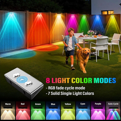 Luminex™ - Solar-Powered Fence Lighting for Safer Evenings