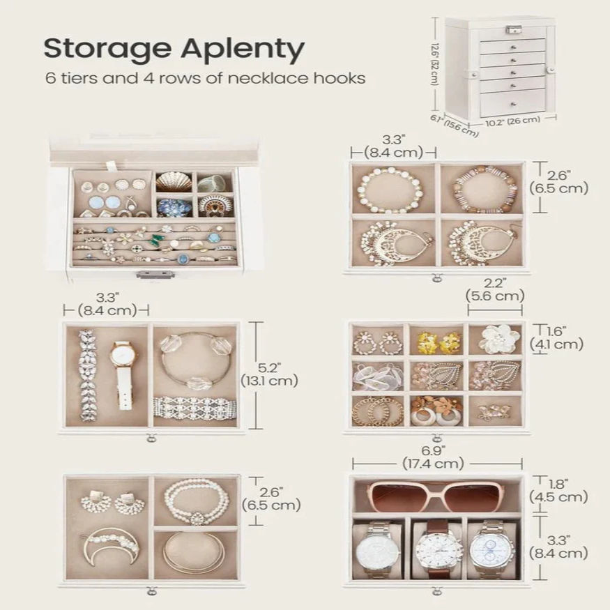 Lusara™ - Six-Level Organizer For Tangle-Free Accessories