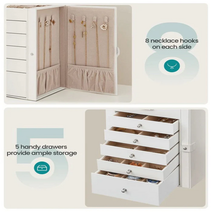 Lusara™ - Six-Level Organizer For Tangle-Free Accessories