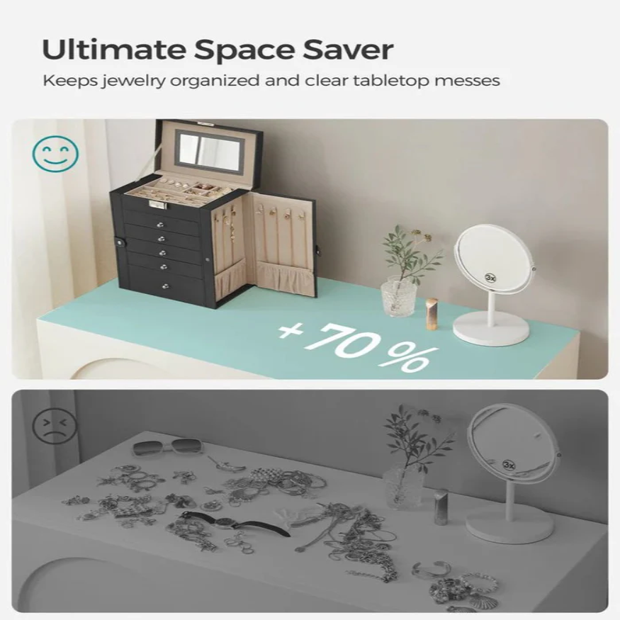 Lusara™ - Six-Level Organizer For Tangle-Free Accessories