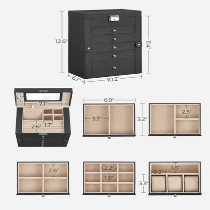 Lusara™ - Six-Level Organizer For Tangle-Free Accessories