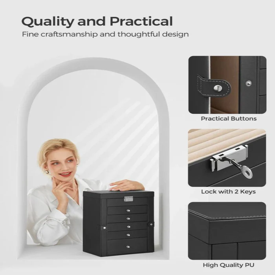Lusara™ - Six-Level Organizer For Tangle-Free Accessories