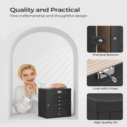 Lusara™ - Six-Level Organizer For Tangle-Free Accessories