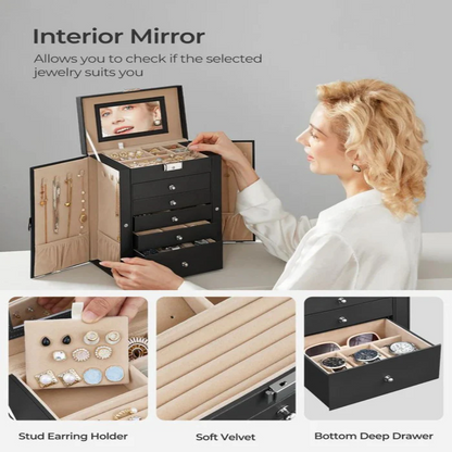 Lusara™ - Six-Level Organizer For Tangle-Free Accessories