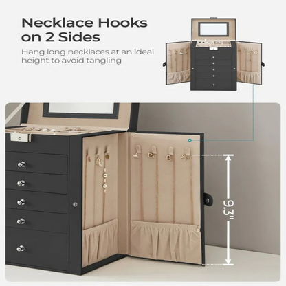 Lusara™ - Six-Level Organizer For Tangle-Free Accessories