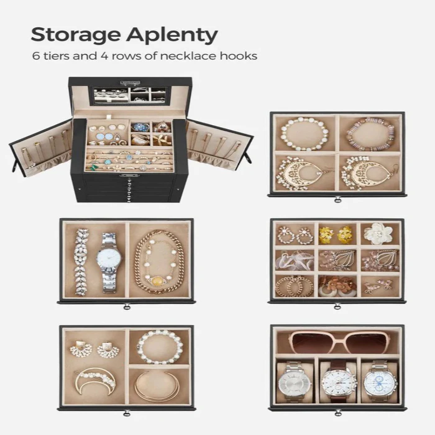Lusara™ - Six-Level Organizer For Tangle-Free Accessories