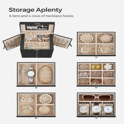 Lusara™ - Six-Level Organizer For Tangle-Free Accessories