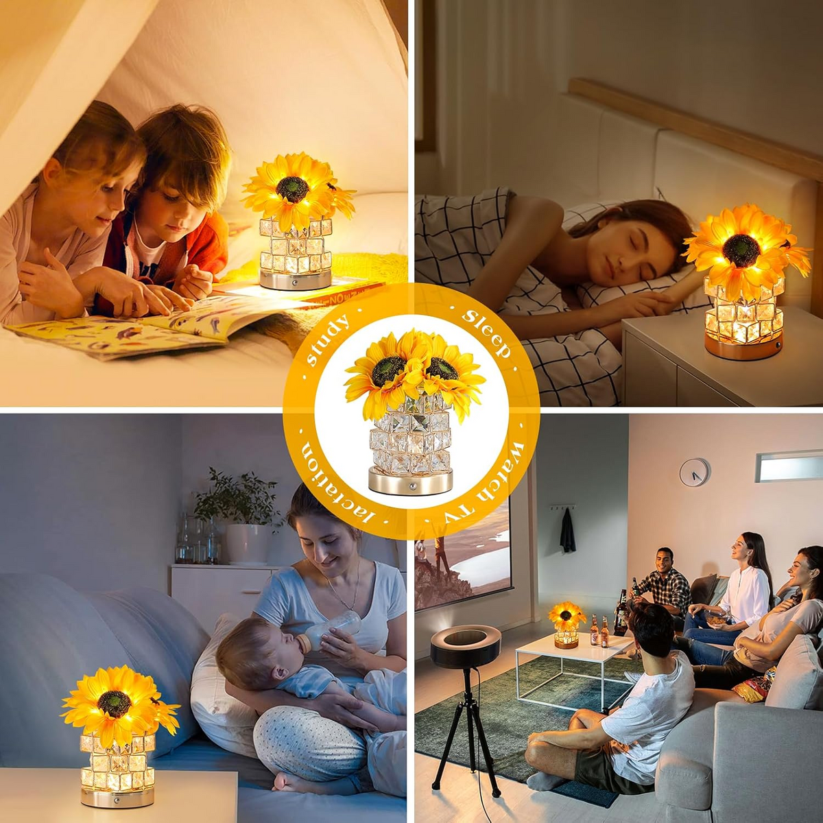 Heliora™ - Soothing Touch-Control Night Light for Bedrooms