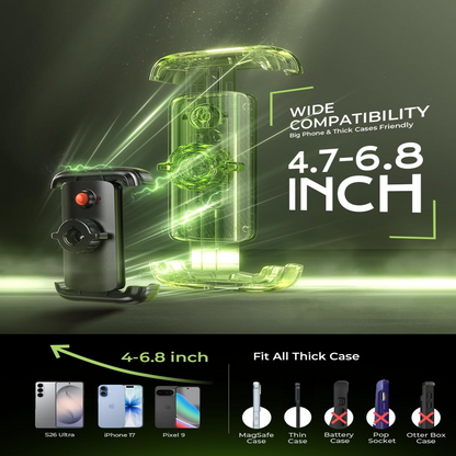 Velora™ - Stable Four-Corner Grip for Bike Navigation