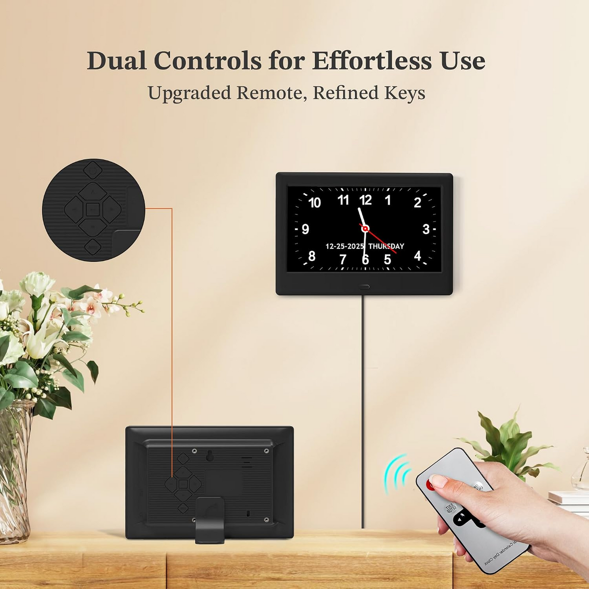 Chrona™ - Large-Text Visual Clock For Daily Routines