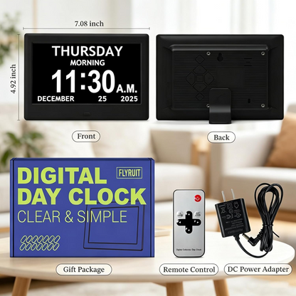 Chrona™ - Large-Text Visual Clock For Daily Routines
