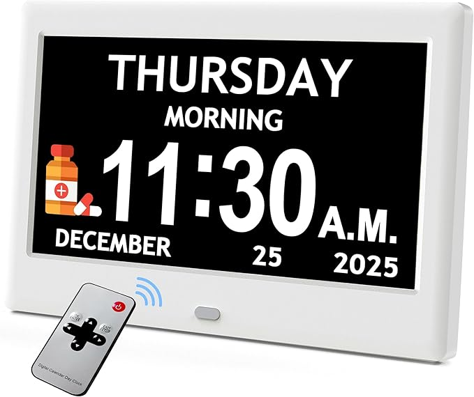 Chrona™ - Large-Text Visual Clock For Daily Routines
