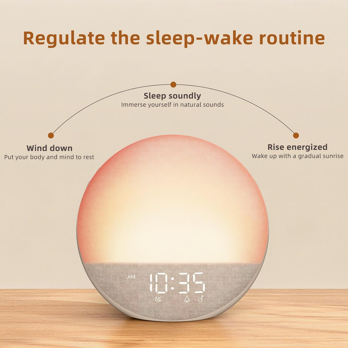 Aurana™ - Gentle Dawn Wake Light for Restful Mornings