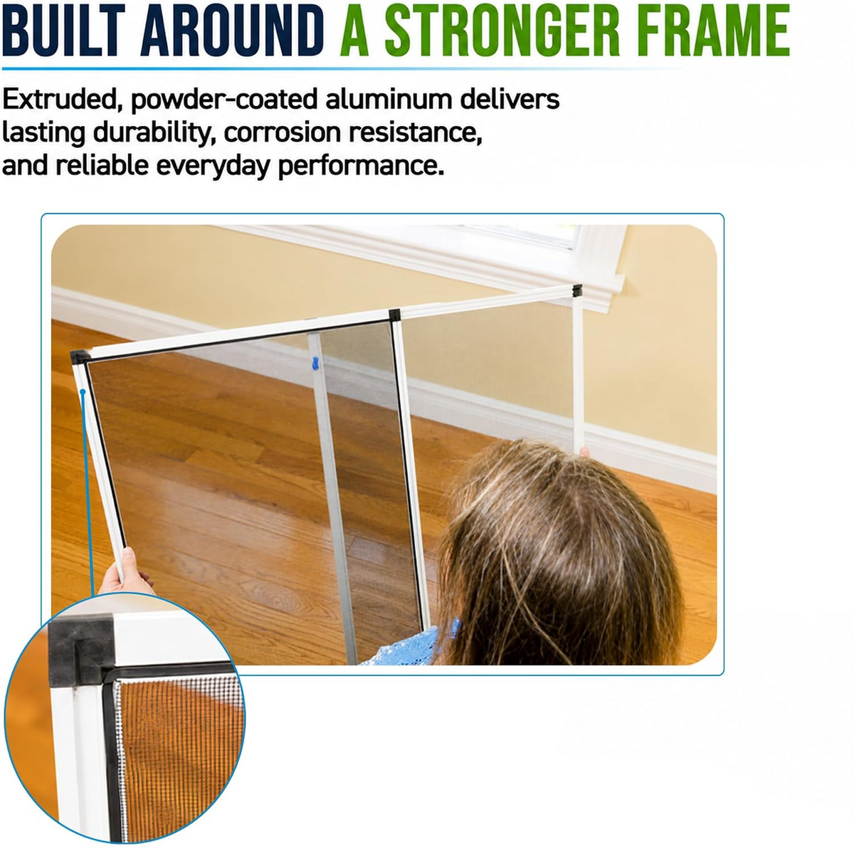 Ventura™ - Discreet Adjustable Screen For Open Windows